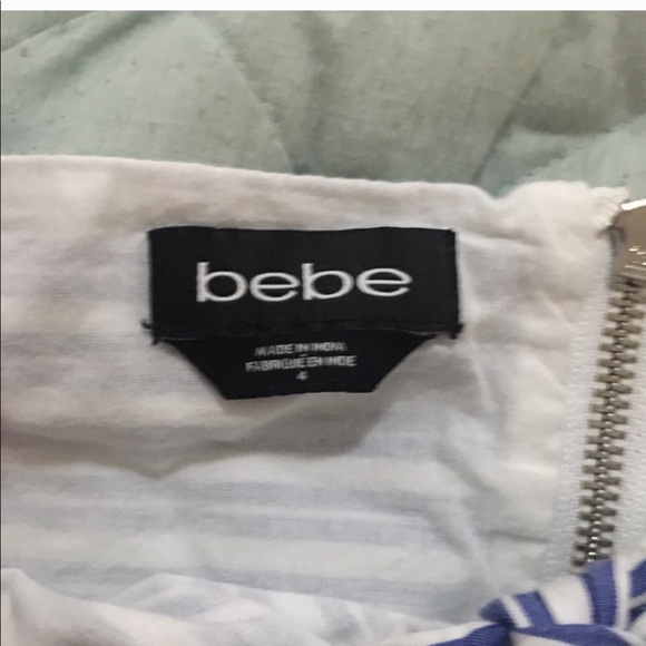 Bebe striped off the shoulder top - Picture 4 of 5